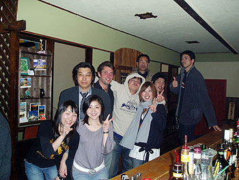North Country Inn Staff at Bar Bocco, March 2006